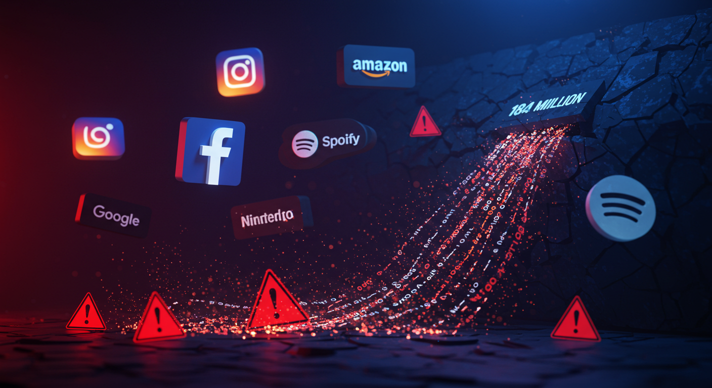 Google・Facebook・Instagram含む1億8400万パスワード流出｜Amazon・Nintendo・Spotify等も対象の史上最大級データ漏洩