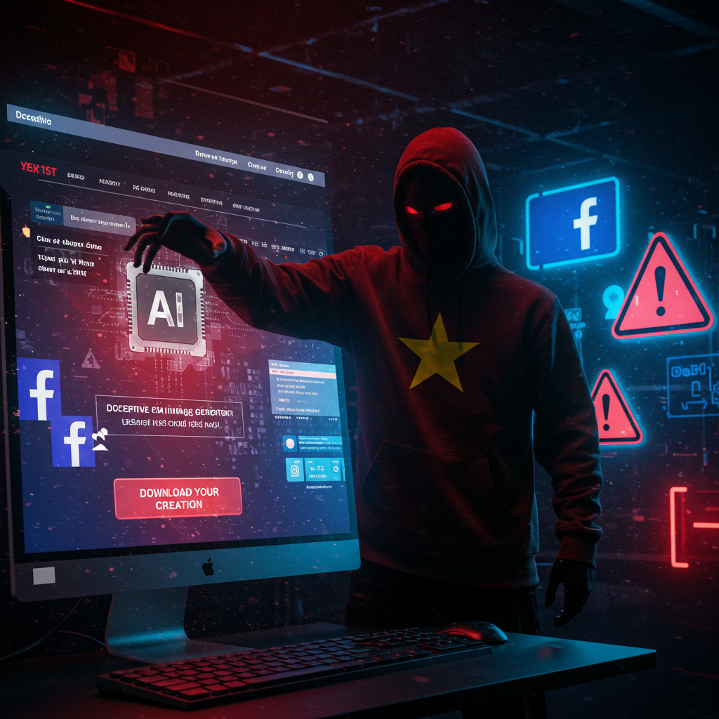 Noodlophileマルウェア拡散中：偽AIツールが6.2万人以上をターゲットに – Facebookを通じた新たなサイバー脅威