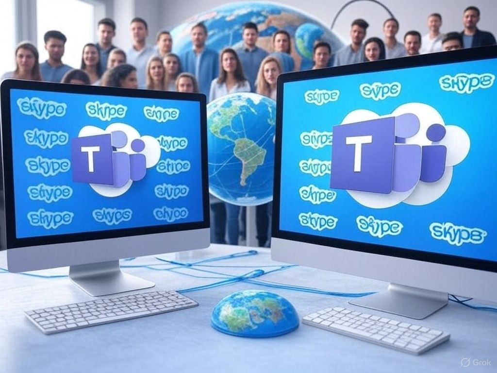 Skype サービス終了 – マイクロソフトが2025年5月に一般向けSkypeを終了、Teamsへ完全移行
