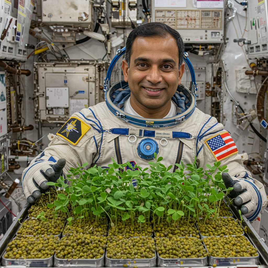 インド人宇宙飛行士シュクラ氏、ISSでスーパーフード栽培へ – 宇宙農業の新時代を切り拓く徹底実験