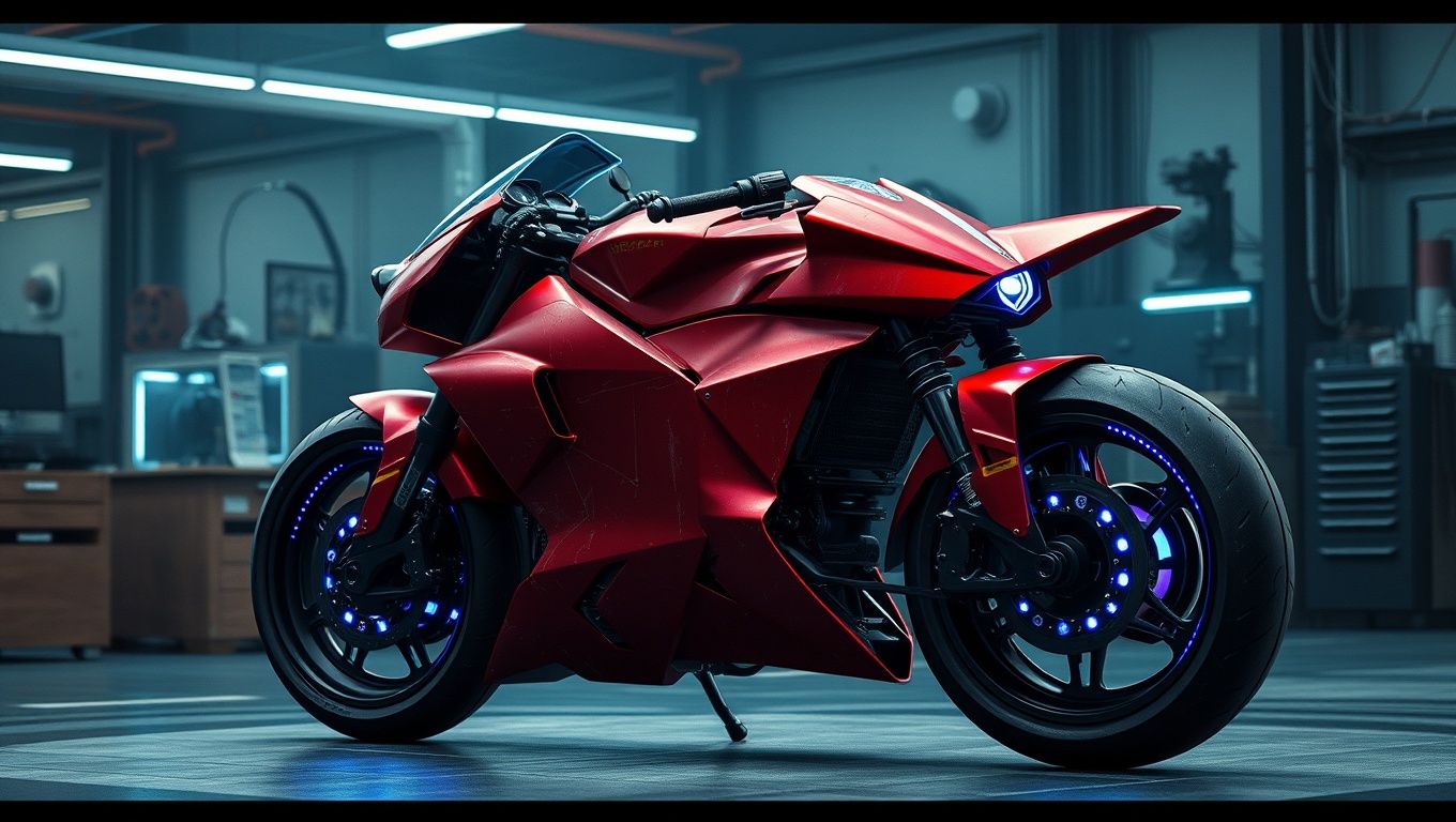 DAB Motors、AKIRA金田正太郎バイクを3Dプリントで再現