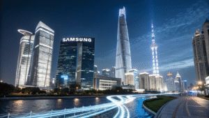 A_modern_Korean_cityscape_featuring_Samsung_logos_-1750396501984 - innovaTopia