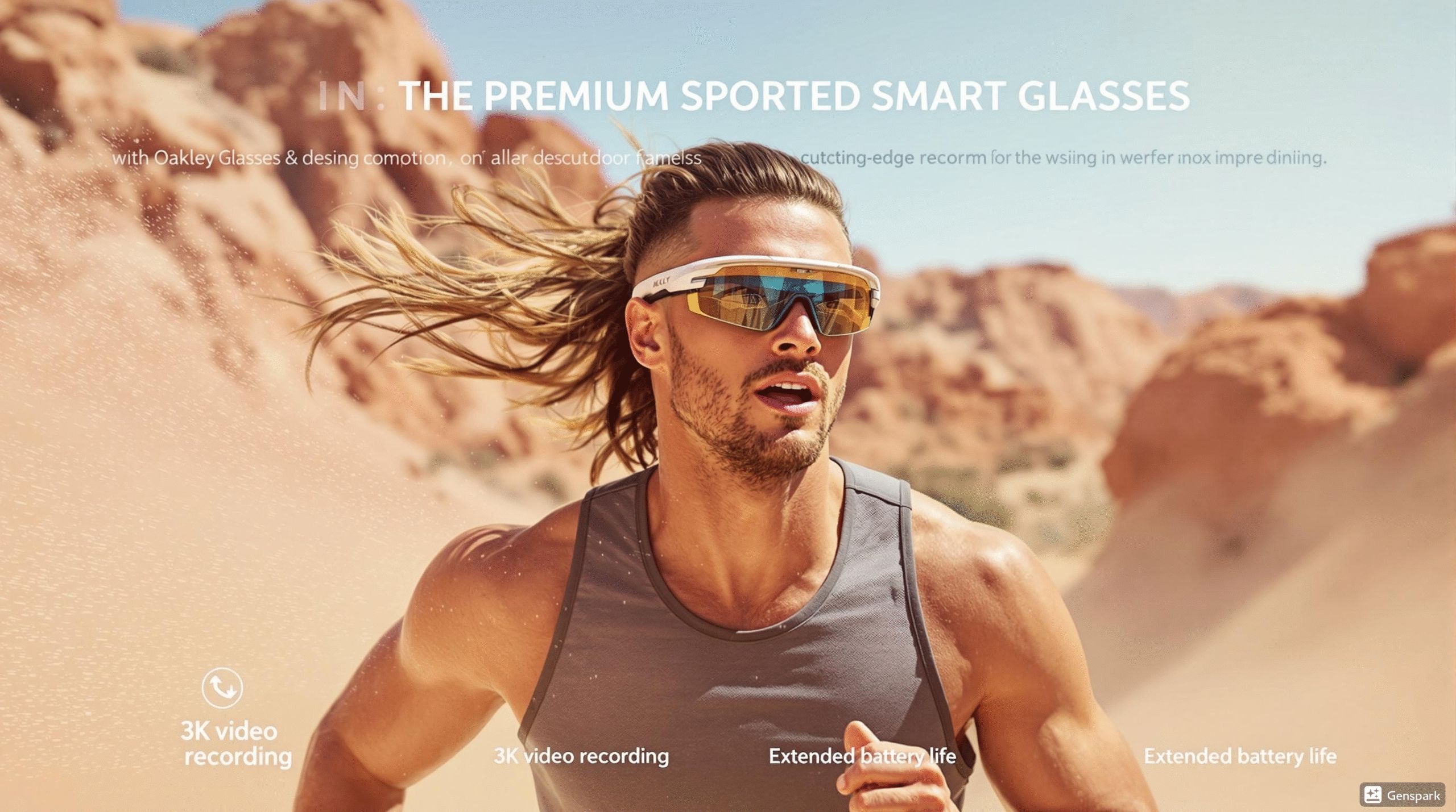 Meta×Oakley「HSTN」発表、3K動画・8時間駆動でスポーツ特化スマートグラス399ドルから
