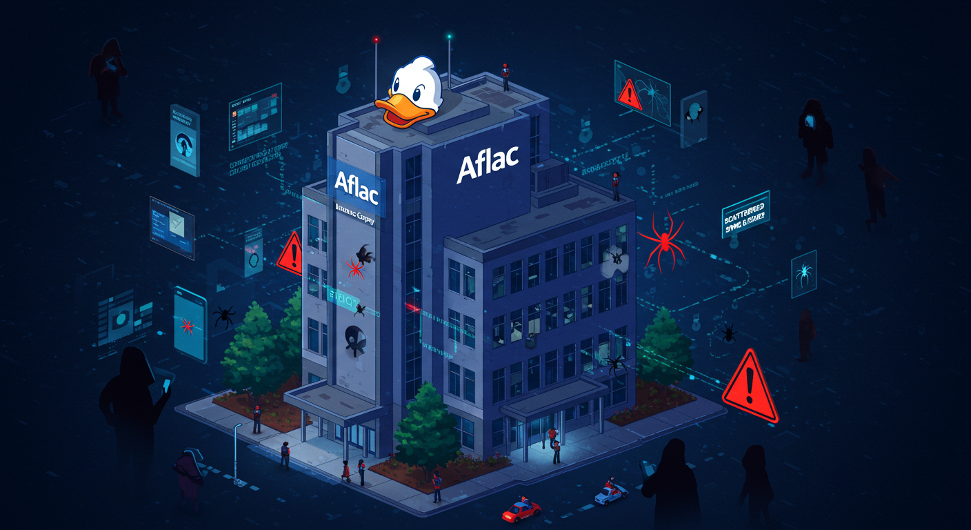  Aflac含む米保険3社が連続攻撃被害 – 若年サイバー犯罪集団が業界標的に転換