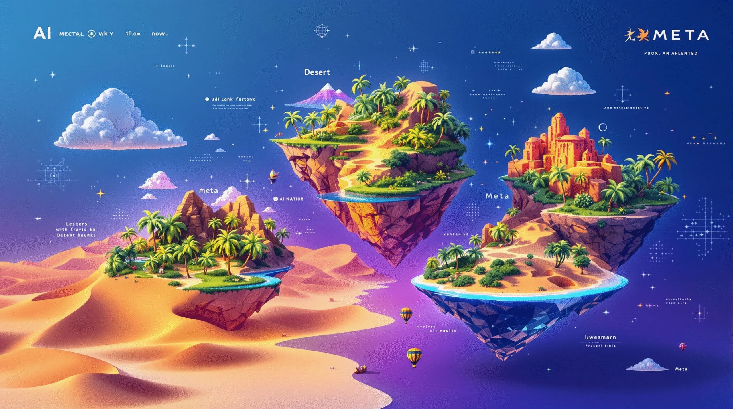 Meta、Horizon WorldsでAI環境生成機能を間もなく実装 – テキストプロンプトから仮想世界を自動作成