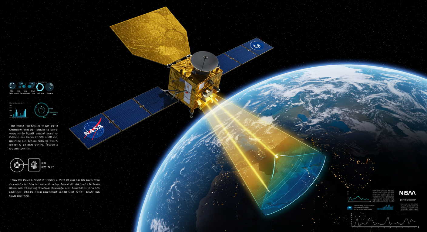 NASA・ISRO共同のNISAR衛星打ち上げへ｜15億ドルの地球観測技術が災害予測を革新