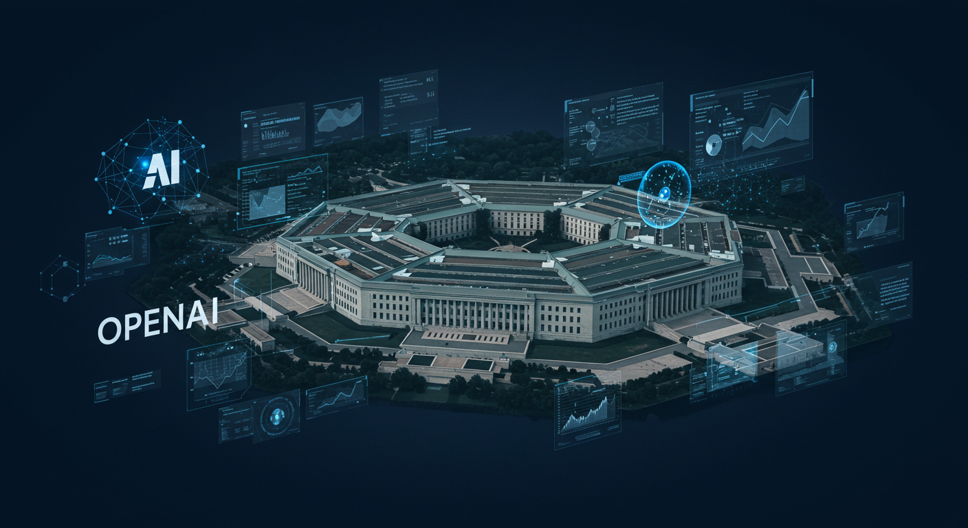 OpenAI、米国防総省と2億ドル契約締結｜ChatGPT開発元が政府AI市場に本格参入