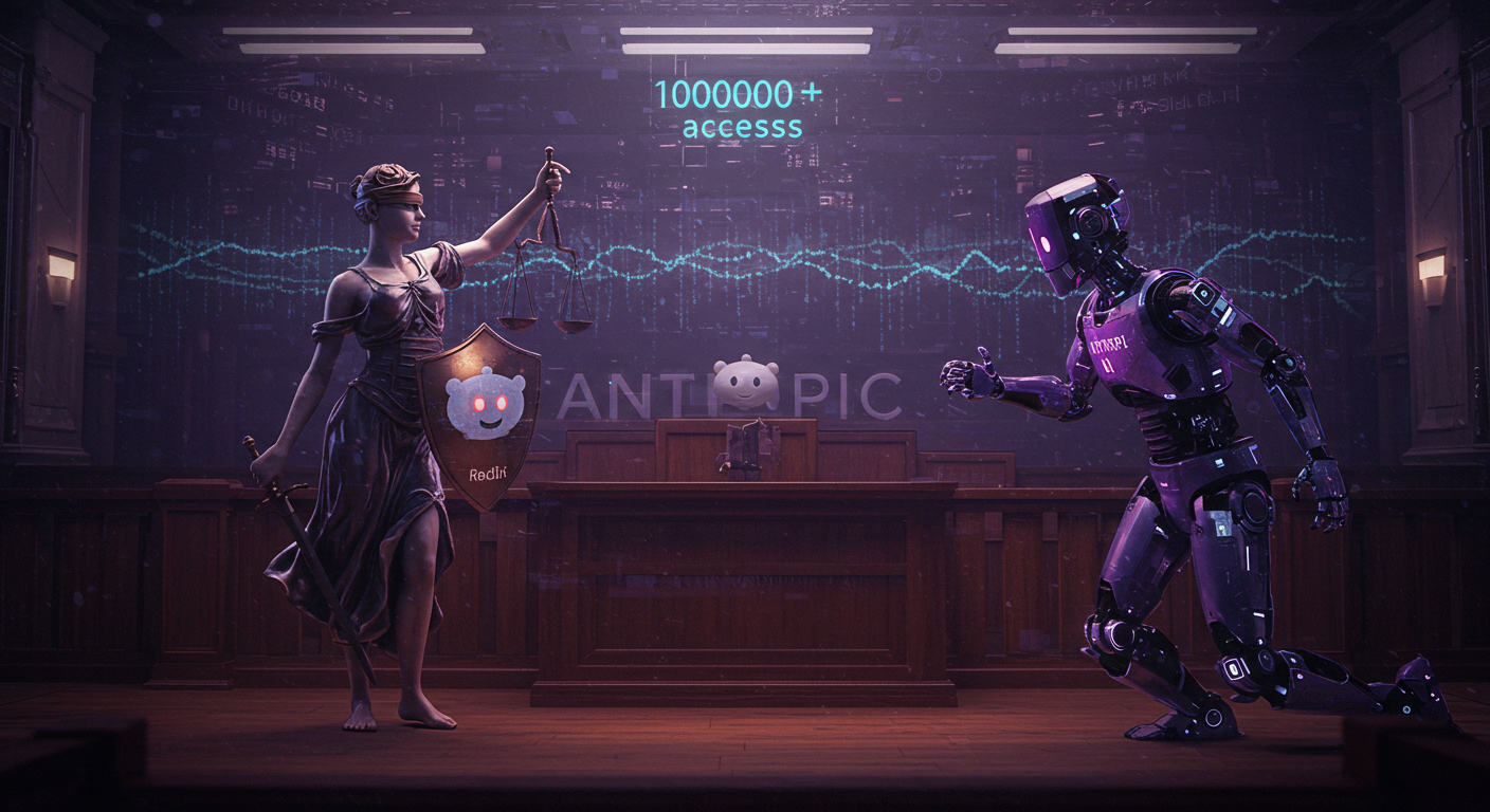 Reddit vs. Anthropic AIデータ訴訟：10万回超の不正アクセスが問う生成AIの倫理
