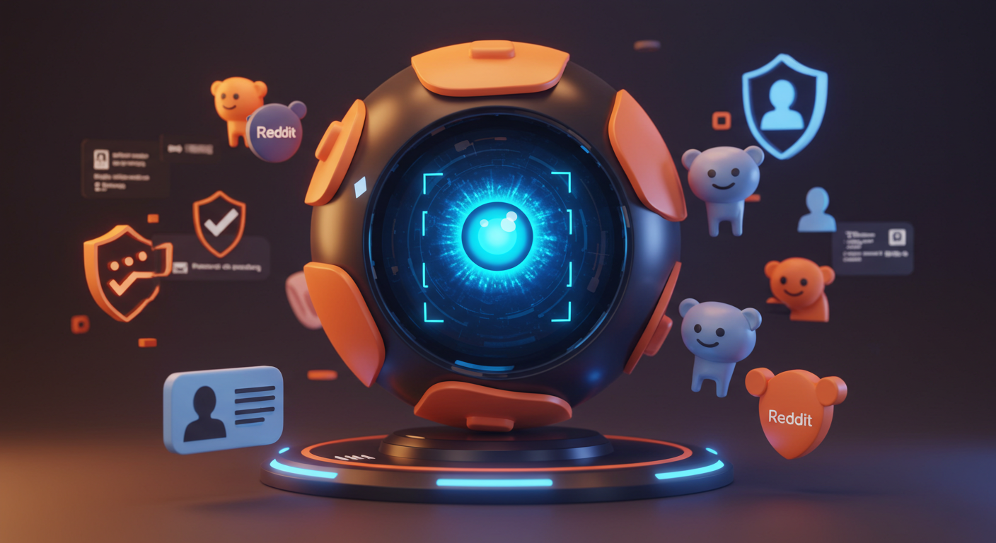 RedditがWorld虹彩スキャン技術採用検討、AI対策と年齢確認法対応で