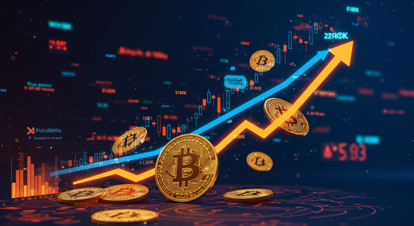 VanEck・Fundstrat・Standard Charteredが予測するビットコイン18万〜25万ドル到達説｜2025年の現実性を検証
