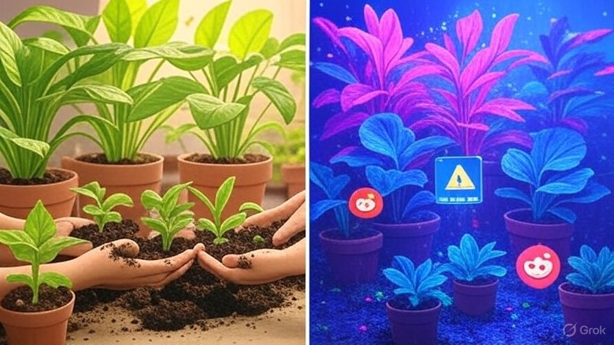 AI生成画像が観葉植物コミュニティを破壊、Reddit・園芸センターで詐欺被害が深刻化
