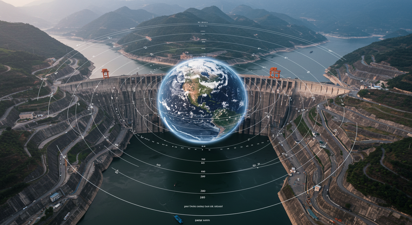 中国の三峡ダムが地球の自転を遅らせる – 400億立方メートルの水が地球に与える影響