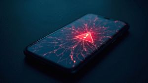 A_cracked_smartphone_screen_displays_a_messaging_a-1751517620489 - innovaTopia