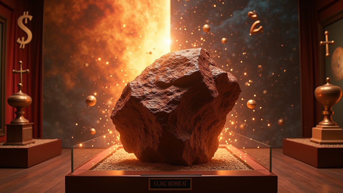 史上最大の火星隕石NWA 16788がサザビーズで400万ドル、宇宙商業化の新時代
