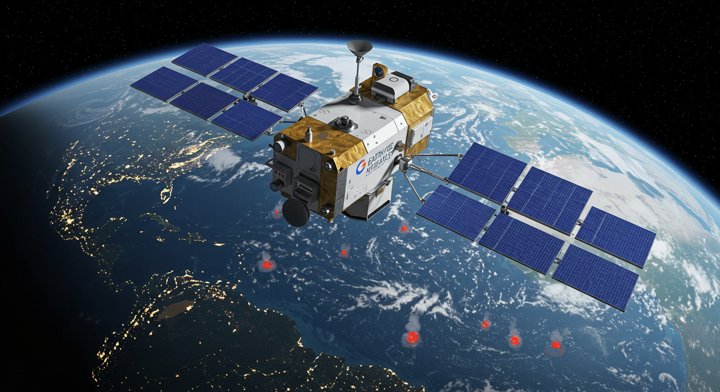 FireSat衛星が捉えた初の山火事画像｜Google・Earth Fire Allianceの宇宙監視プログラム