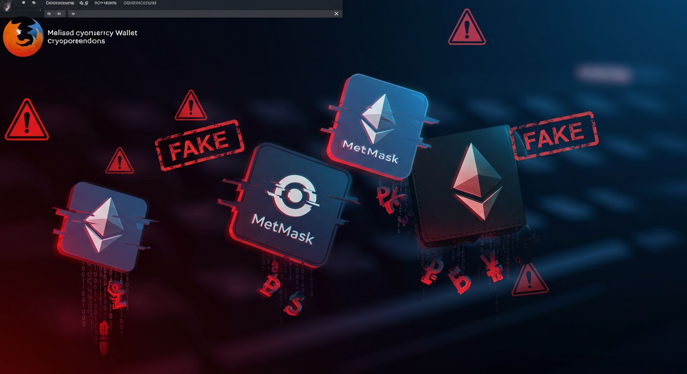 Firefox拡張機能40以上が暗号通貨ウォレットを偽装、MetaMask・Coinbaseなど標的に
