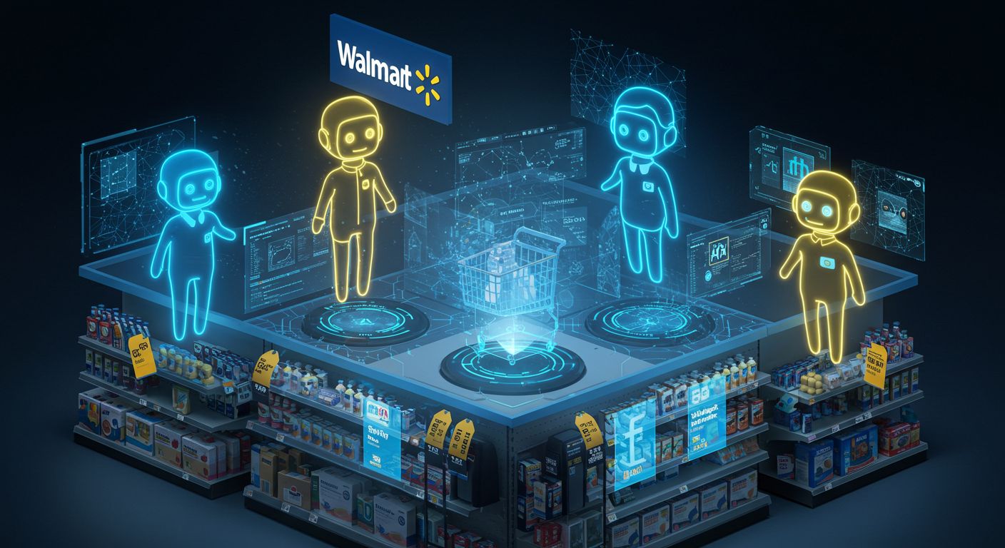 ウォルマート、次世代AI「エージェンティック」導入　顧客・従業員向け4つのスーパーエージェント始動