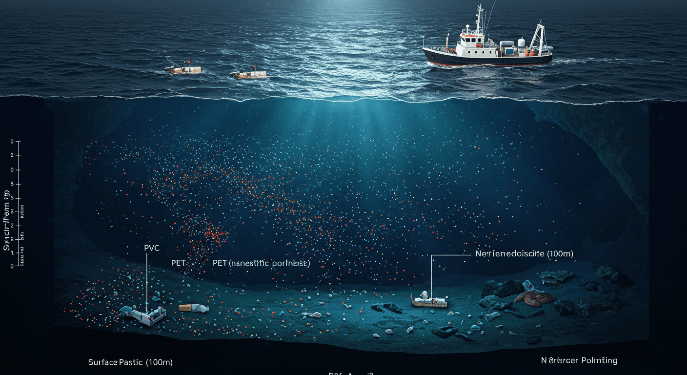 ユトレヒト大学・NIOZ研究で判明：北大西洋に2700万トンのナノプラスチック汚染、従来推定を大幅上回る