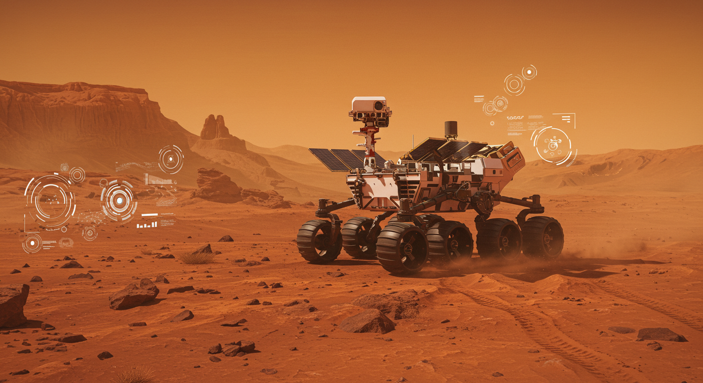 Perseveranceローバーが火星探査記録を塗り替え – 自律走行技術で411メートル達成