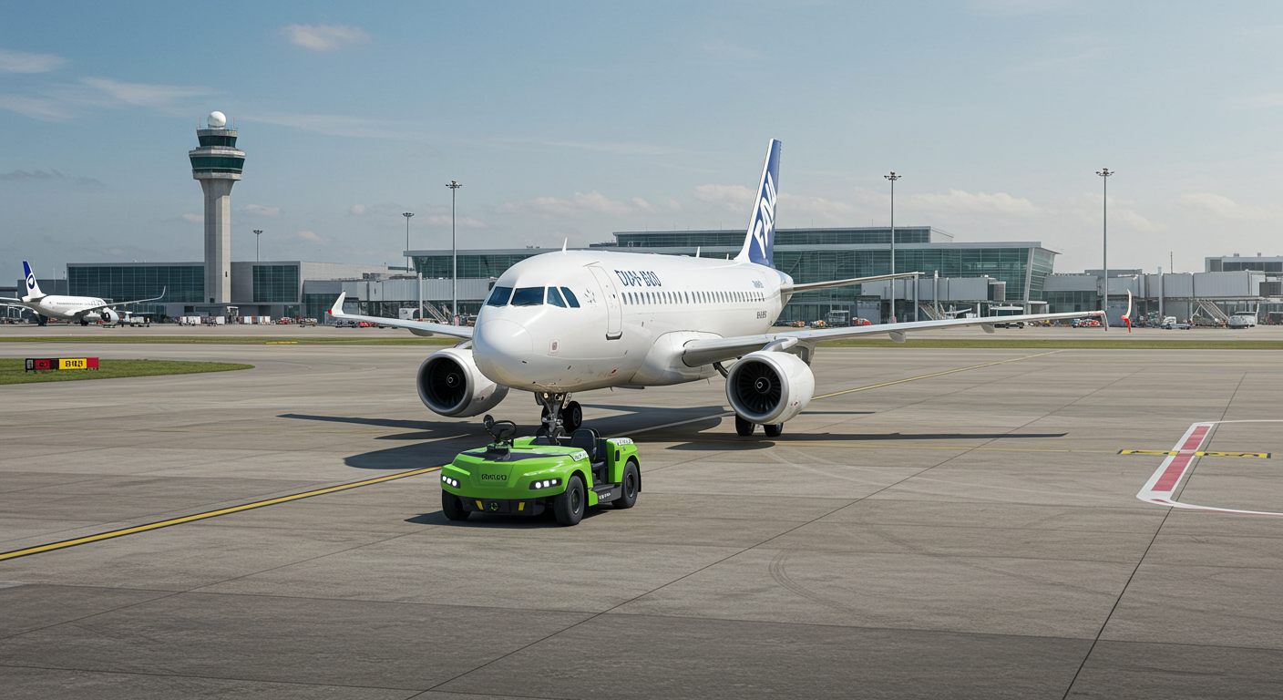 Taxibot、エアバスが中型航空機での使用認証を完了 – 地上燃料消費50%削減の革新技術