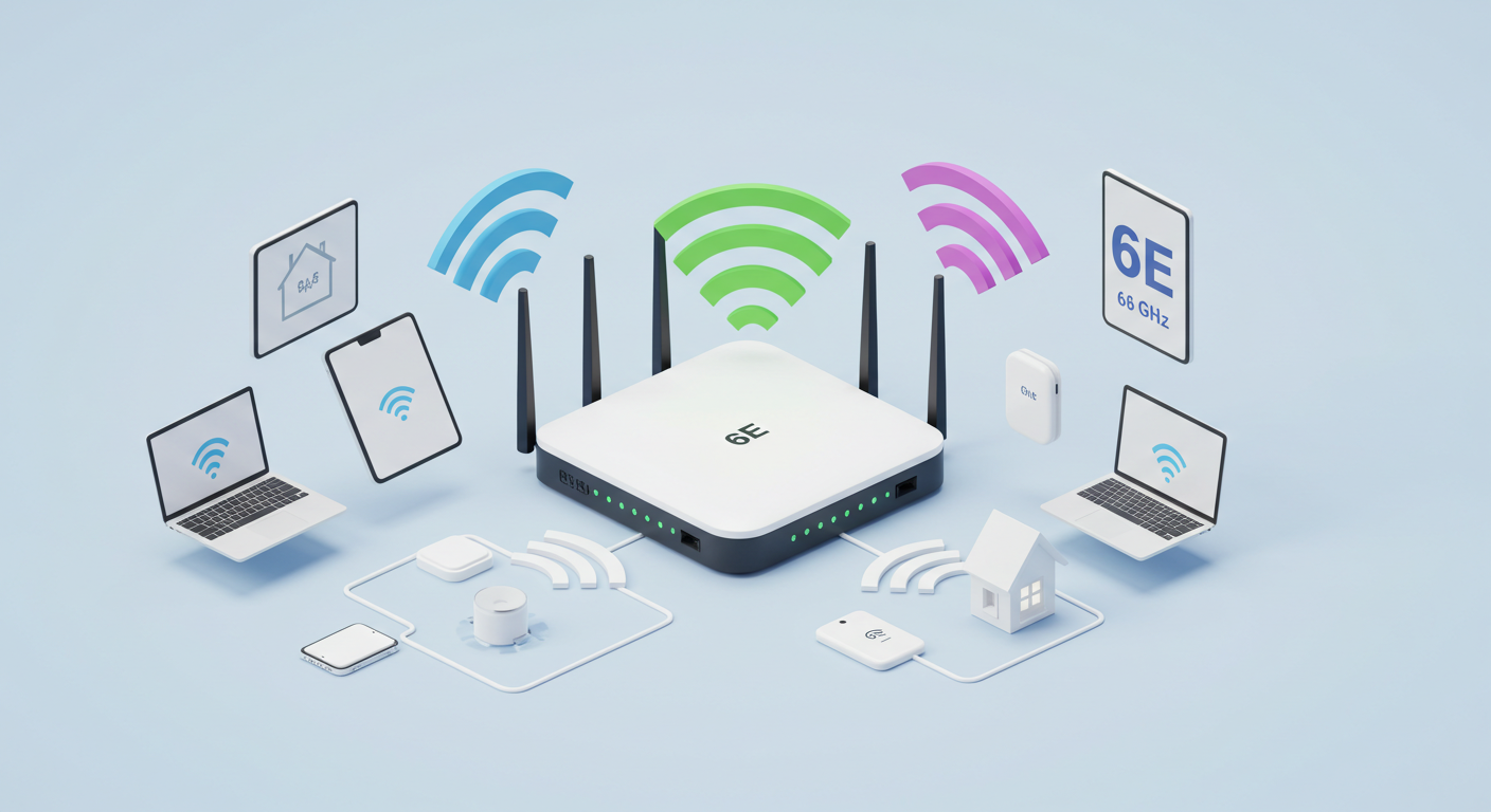 Wi-Fi 6E徹底解説：6GHz帯の新時代が変える無線通信の未来