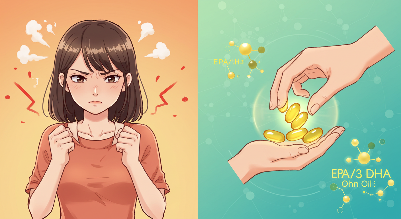 オメガ3サプリメントが攻撃性を最大28%減少｜ペンシルバニア大学の最新研究で判明