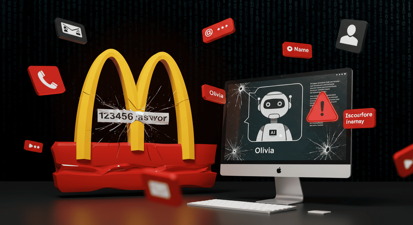 マクドナルドAI採用システム、セキュリティ欠陥で数千万人の求職者データが危険に