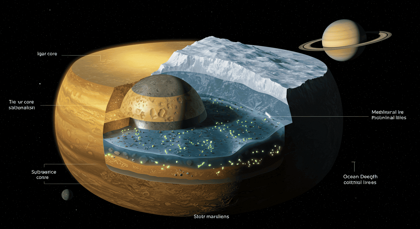 土星衛星タイタンの異星生命、全重量は「ミニチュアプードル級」と最新研究で判明