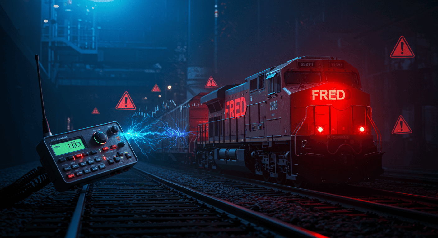 米国鉄道協会（AAR）が認めた致命的欠陥：ソフトウェア無線で列車ブレーキ制御が可能