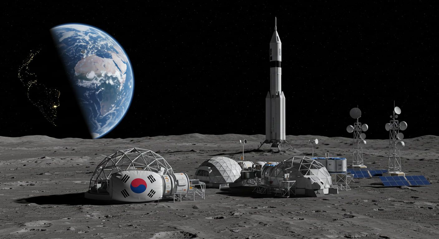 韓国が月面経済基地を2045年建設計画 – 火星着陸も同年実現、アジア宇宙開発競争が激化