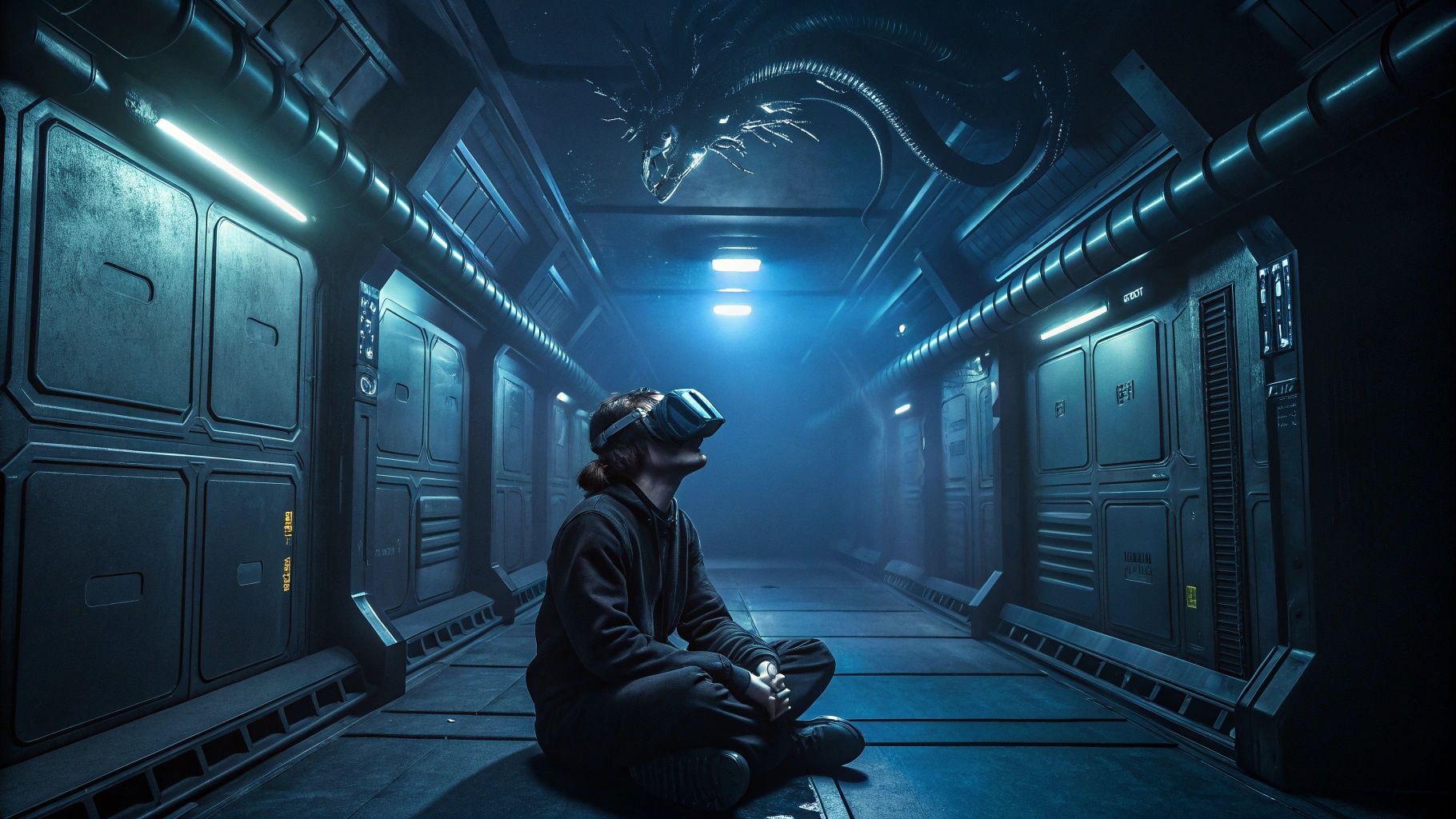 Disney+ Apple Vision ProにAlien: Earth隔離室環境が登場、エイリアンが頭上を這う没入体験