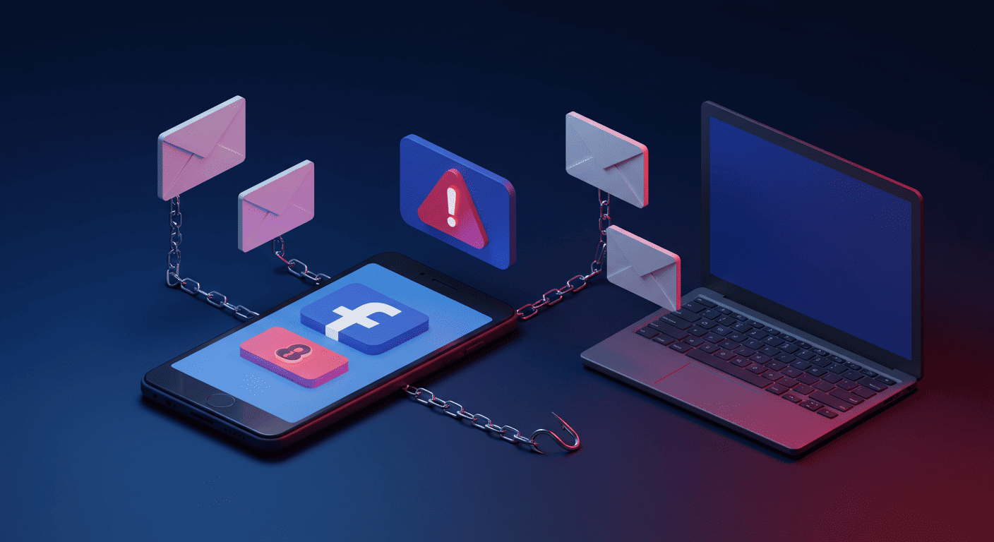 Facebookユーザー標的の新型フィッシング、ブラウザフィルタを回避する巧妙手法