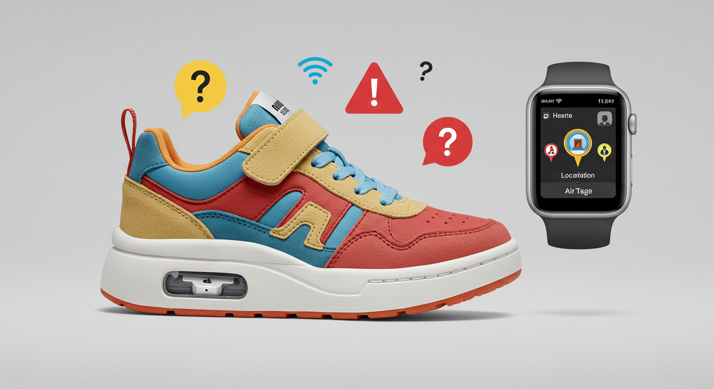 SkechersのAirTag内蔵子供靴「Find My Skechers」が話題、専門家が追跡機能に警告