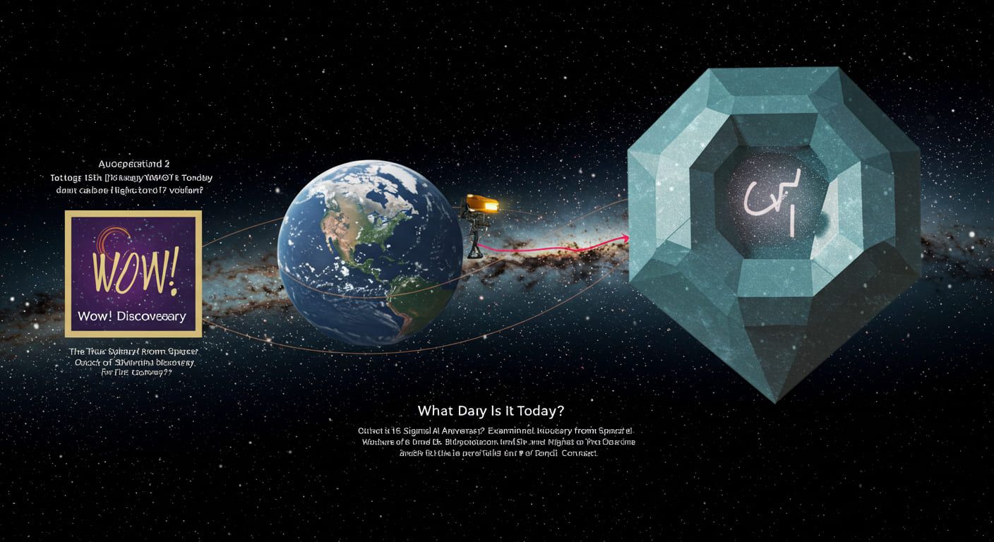 8月15日【今日は何の日？】Wow!シグナル記念日──AIによる宇宙探査と「発見の利権」を考察。