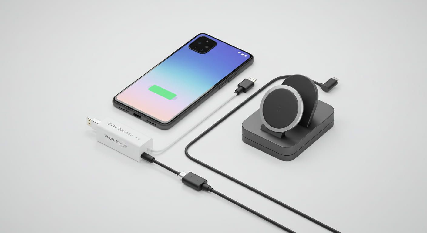 Pixel 10向け67Wデュアルポート充電器がリーク – Googleが本格的な高速充電に参入