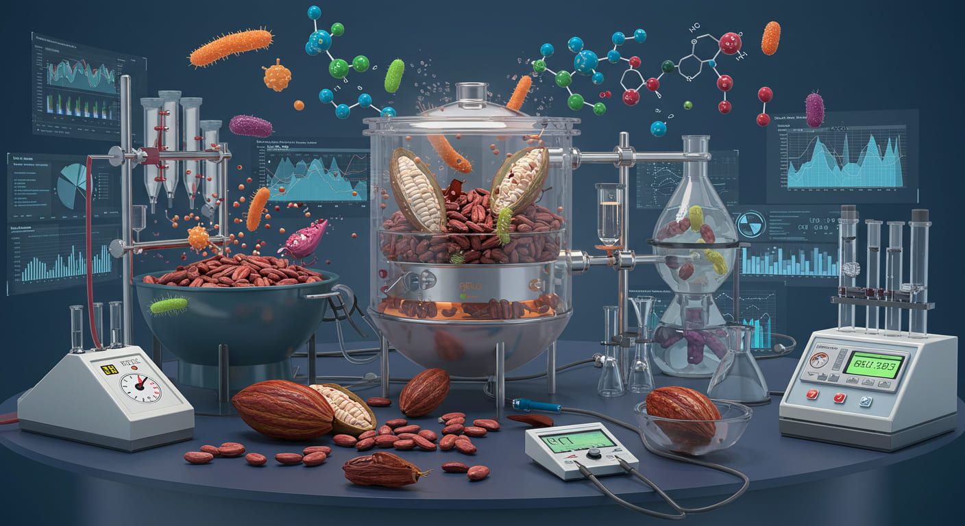 チョコレート風味を決める微生物群集を特定 – 実験室制御でプレミアム品質を標準化