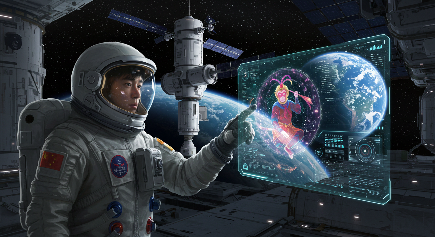 中国天宮宇宙ステーションにAIチャットボット悟空導入航法戦術計画に特化した専門AI - innovaTopia