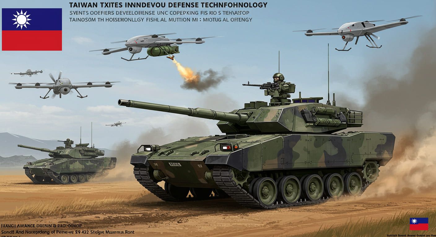 台湾兵器局・NCSIST、105mm砲搭載D3車輪式戦車と国産ドローン2機を公開