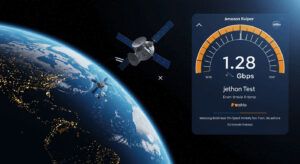 Amazon Kuiper128Gbps衛星インターネット実証でStarlink追撃へ 1 - innovaTopia