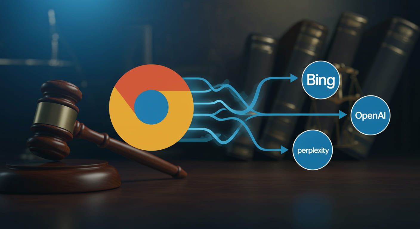 Google、Chrome保持可能だが独占契約禁止－検索データ共有で競合他社に恩恵
