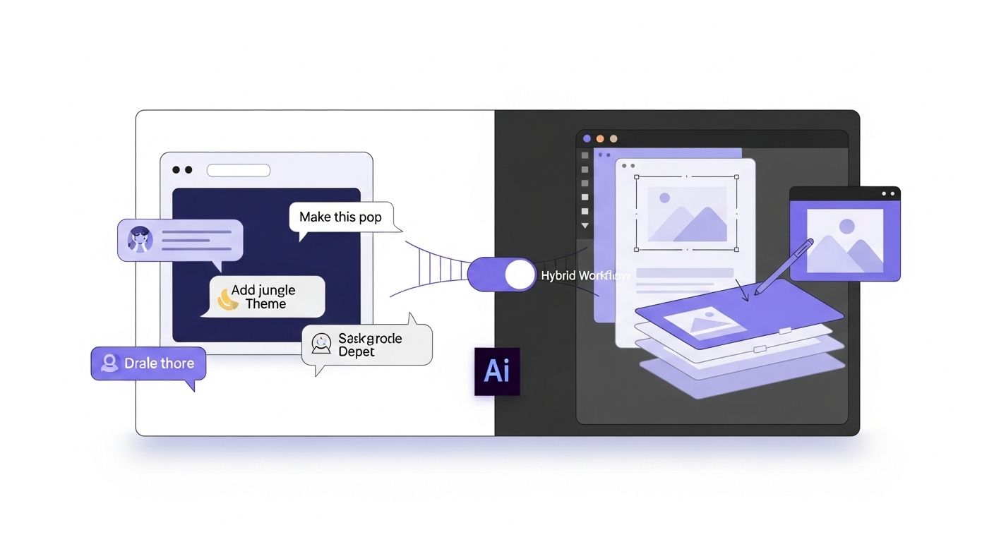 Adobe Express AIアシスタント登場、曖昧な指示でもデザイン編集が可能に
