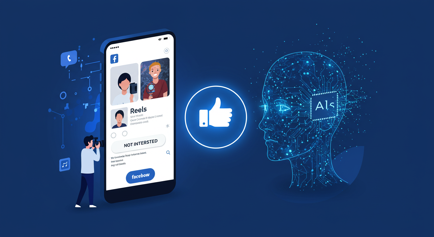 Facebook Reels、新鮮なコンテンツを50%増表示へ – AI時代のフィード最適化戦略