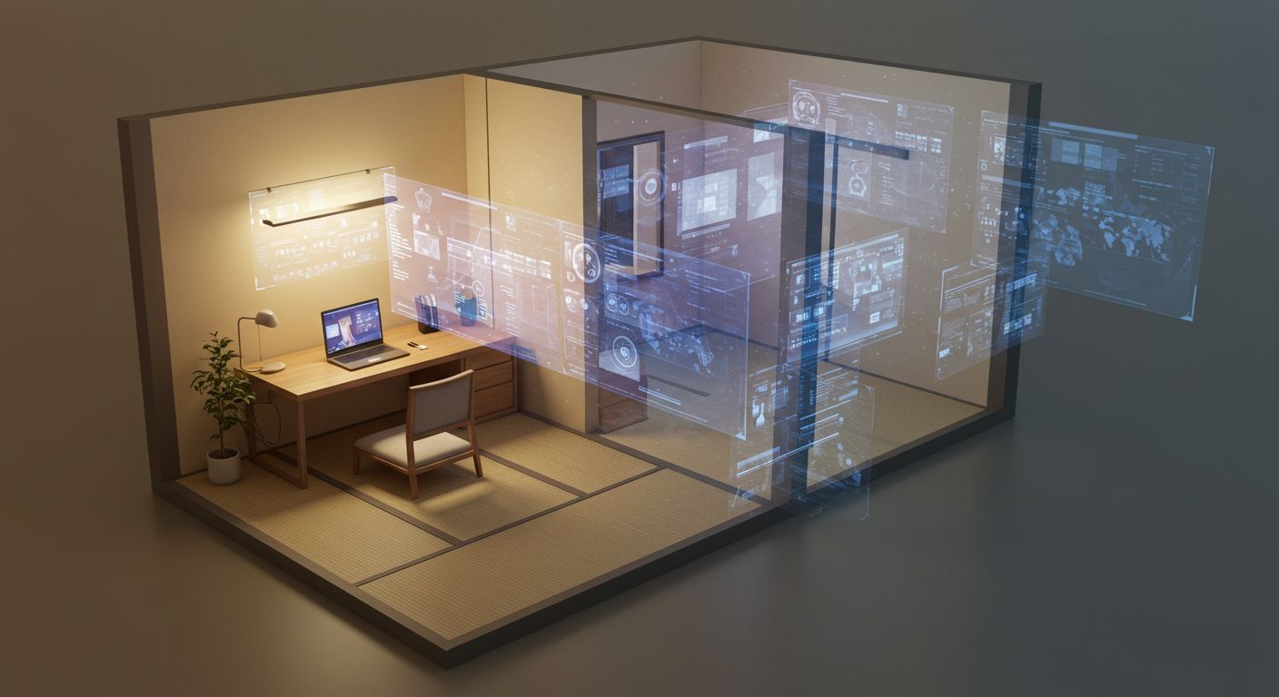 Apple Vision Pro、空間コンピューティングは６畳で成立するか？：発売1年半で見えた日本の住空間との最適解