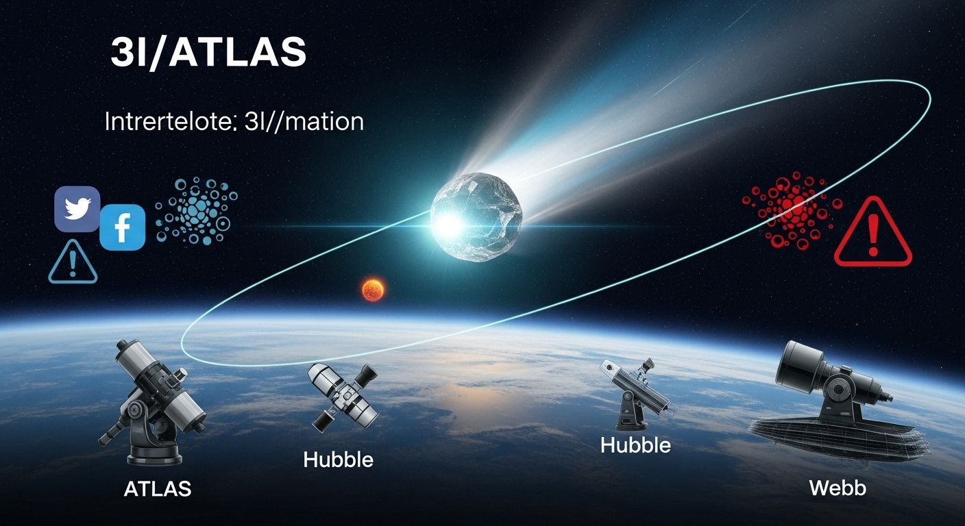NASA、3I/ATLAS星間彗星で『惑星防衛プロトコル』発動の誤情報を否定 | ソーシャルメディア拡散の真相