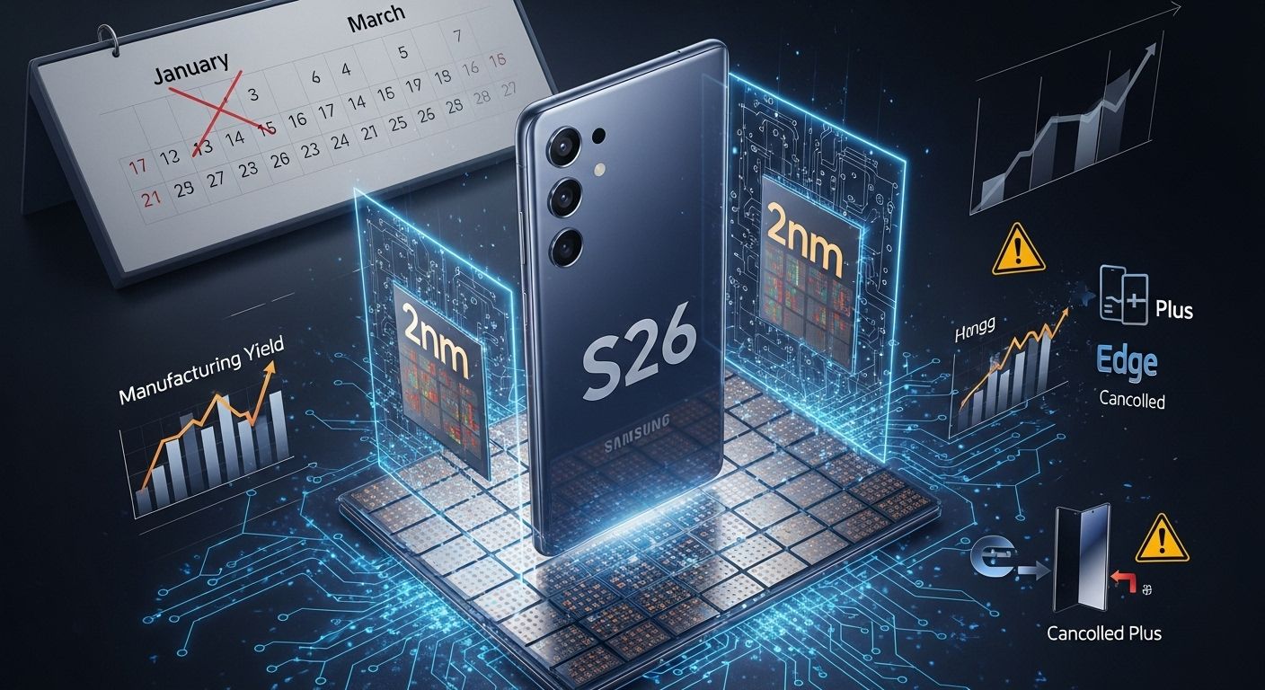 サムスン 「Galaxy S26」、2026年3月に発売延期か──2nm Exynos 2600の開発遅延と製品戦略変更が影響