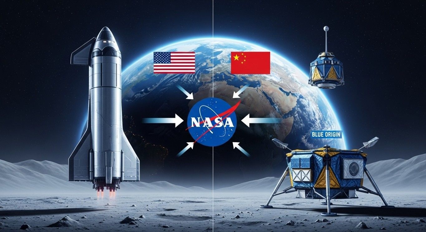 SpaceX、Artemis III月面着陸契約を失う可能性 -NASAが他社に契約開放へ
