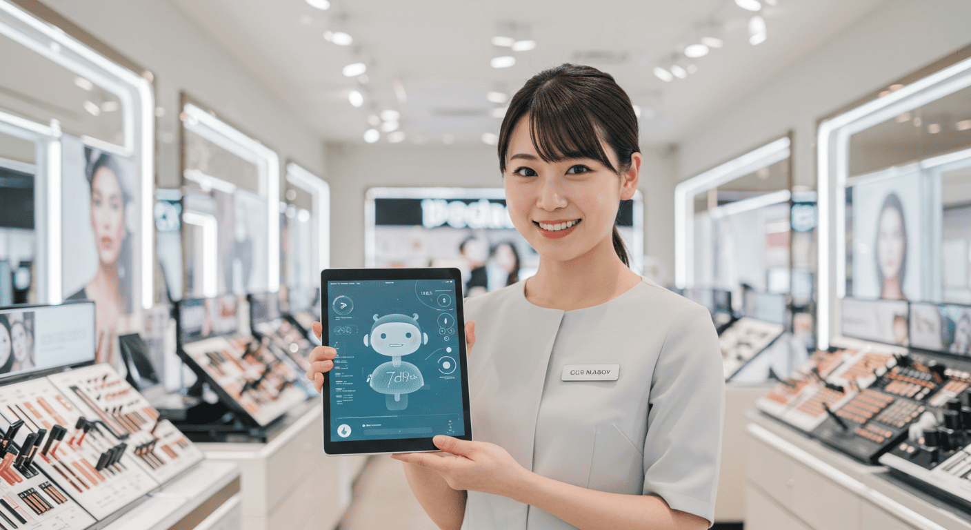 資生堂、生成AIチャットボットを店頭導入｜業務効率化で顧客体験向上へ