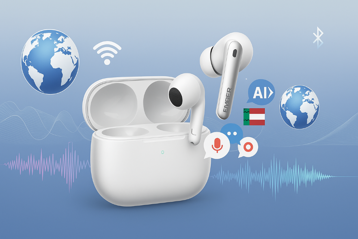 Edifier「EvoBuds」Bluetooth 6.1搭載、21言語リアルタイム翻訳イヤホンが実現するコミュニケーション革新