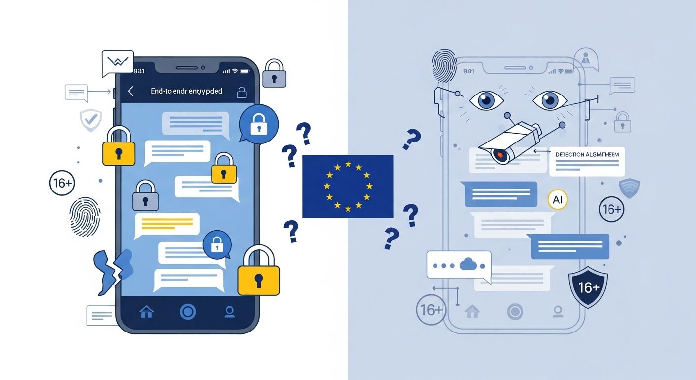EUチャットコントロール（CSAR）、デンマークが修正案も3つの問題が未解決―令状なし監視・匿名性制限・年齢制限