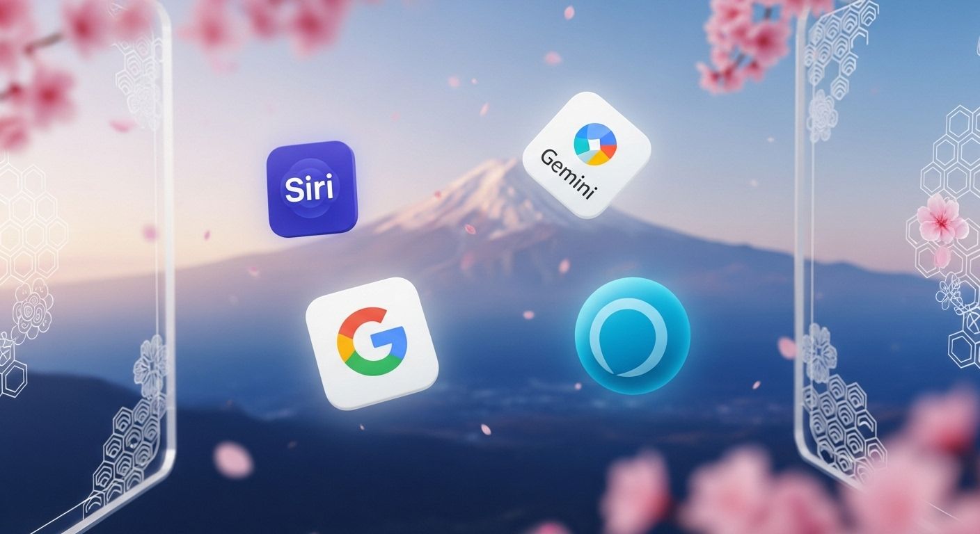 Apple、iOS 26.2でSiriの独占終了―日本ユーザーが12月からGeminiやAlexaに切り替え可能に